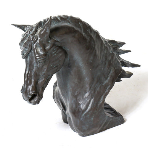 Horse Head Garden Statue (11 - Inch)