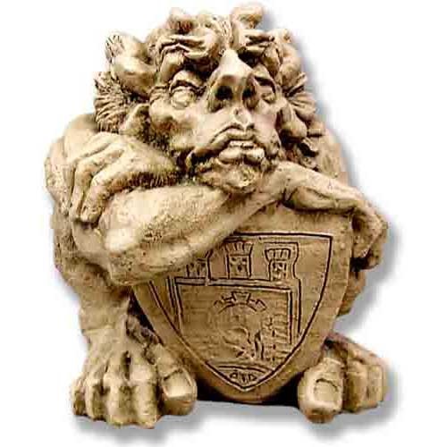 Crusader Gargoyle Outdoor Gothic Statue (2-Inch)