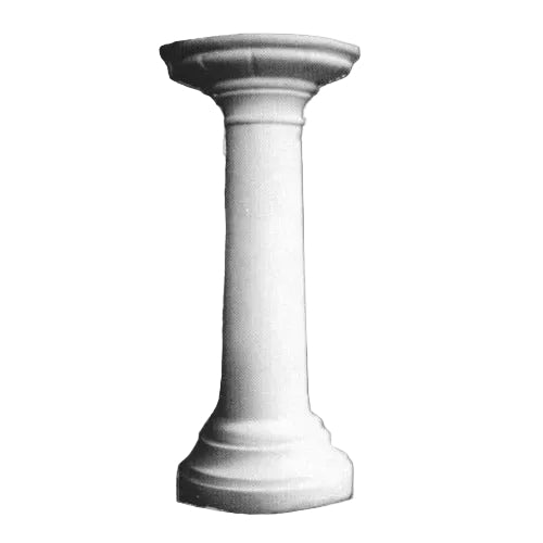 Stylized Flower Pedestal Outdoor/Indoor Statue