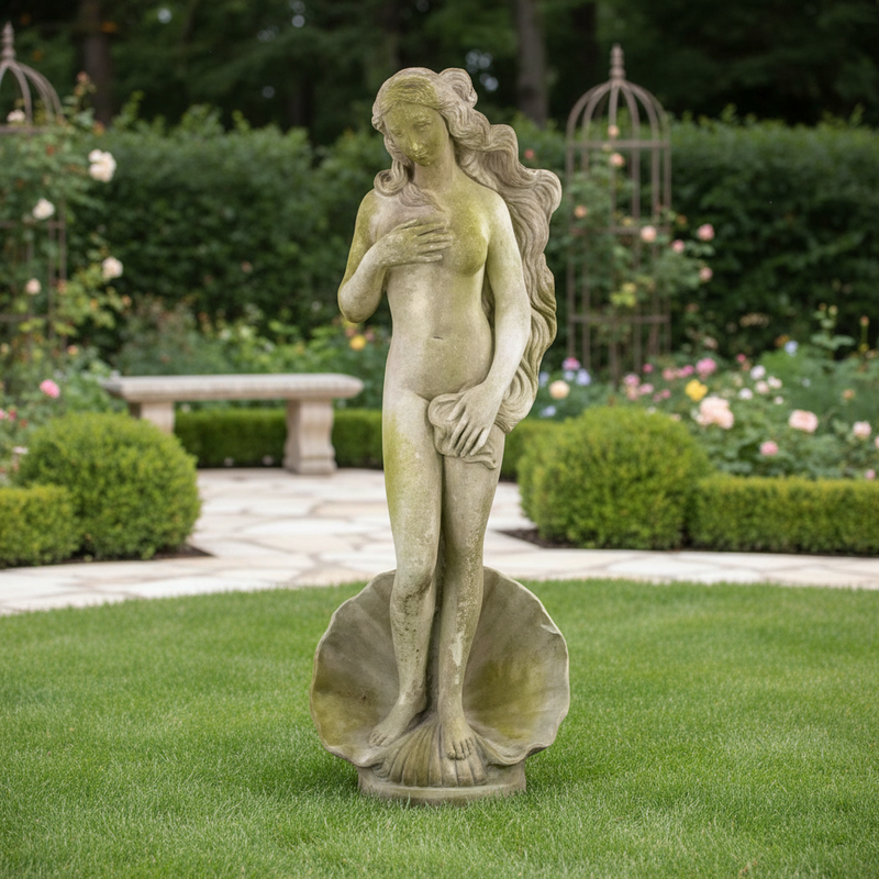 Birth Of Venus Statue (45 - Inch) Side Angle