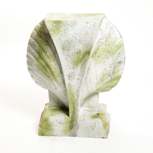 Shell Table Base Garden Statue (30 - Inch) Other Angle