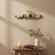 Woodscroll Accent Outdoor Statue (6 - Inch) Side View