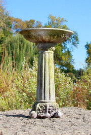 Corinthian Birdbath Statue (22.11 - Inch) Side Angle