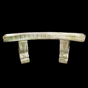Curved Garden Bench (18 - Inch) Different Angle