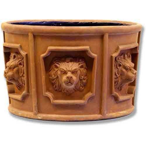 Five Lion Head Urn  11  (R) Outdoor/Indoor Statue