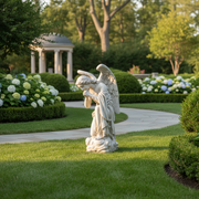 Kneeling Prayer Outdoor Catholic Statue (56 - Inch) Side View