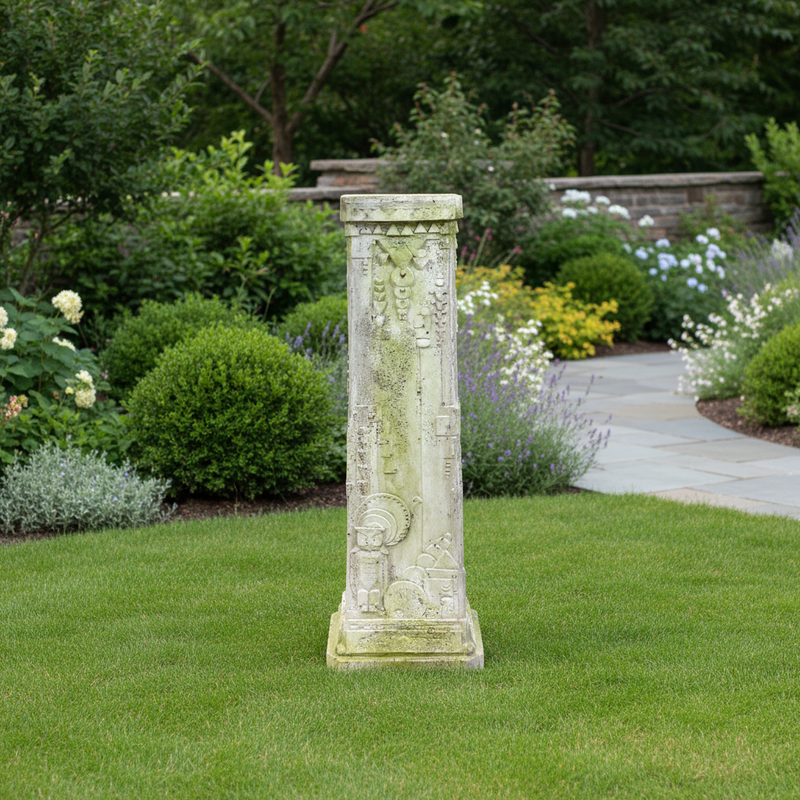 Chicago School of Architecture Outdoor Statue (38 - Inch) Side Angle
