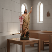 Resurrected Christ Religious Statue (48 - Inch) Side Angle