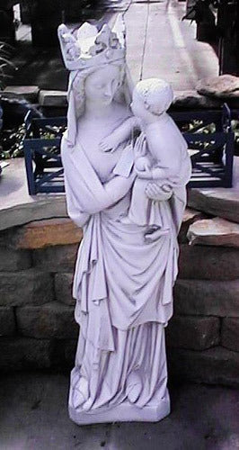 Vierge A L'Enfant Outdoor/Indoor Statue