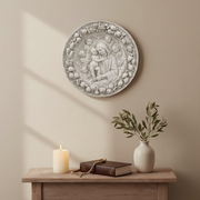 Roundel Religious Statue (29 - Inch) Side View