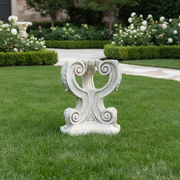 Acanthus Leaf Outdoor Statue (29 - Inch) Side Angle