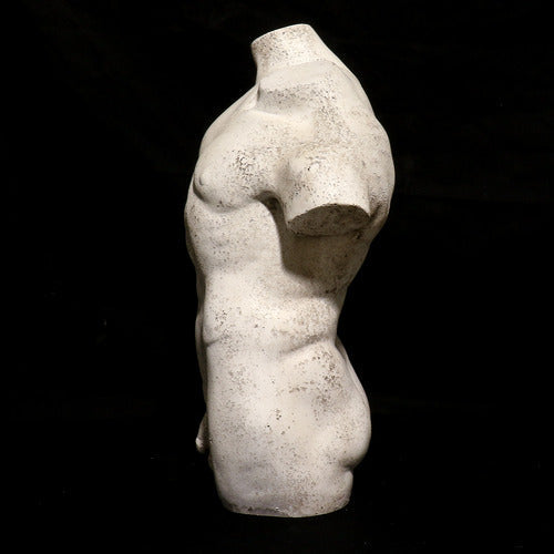 Male Twisted Torso Statue (25 - Inch) Other Angle