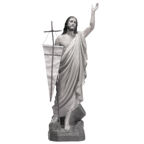Resurrection Christ no flag in Outdoor/Indoor Statue