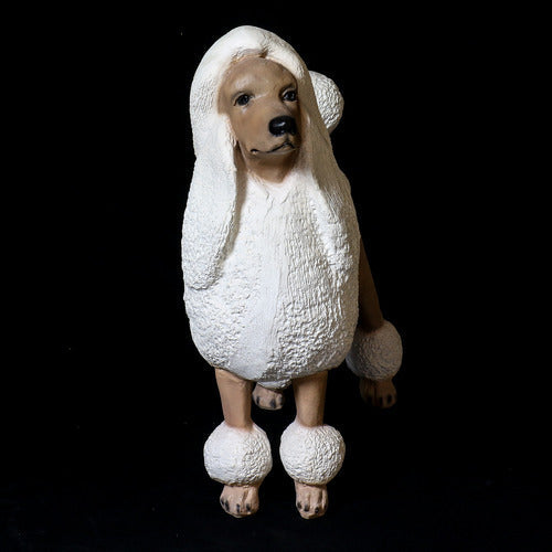Poodle Dog Garden Statue (20 - Inch) Different Angle