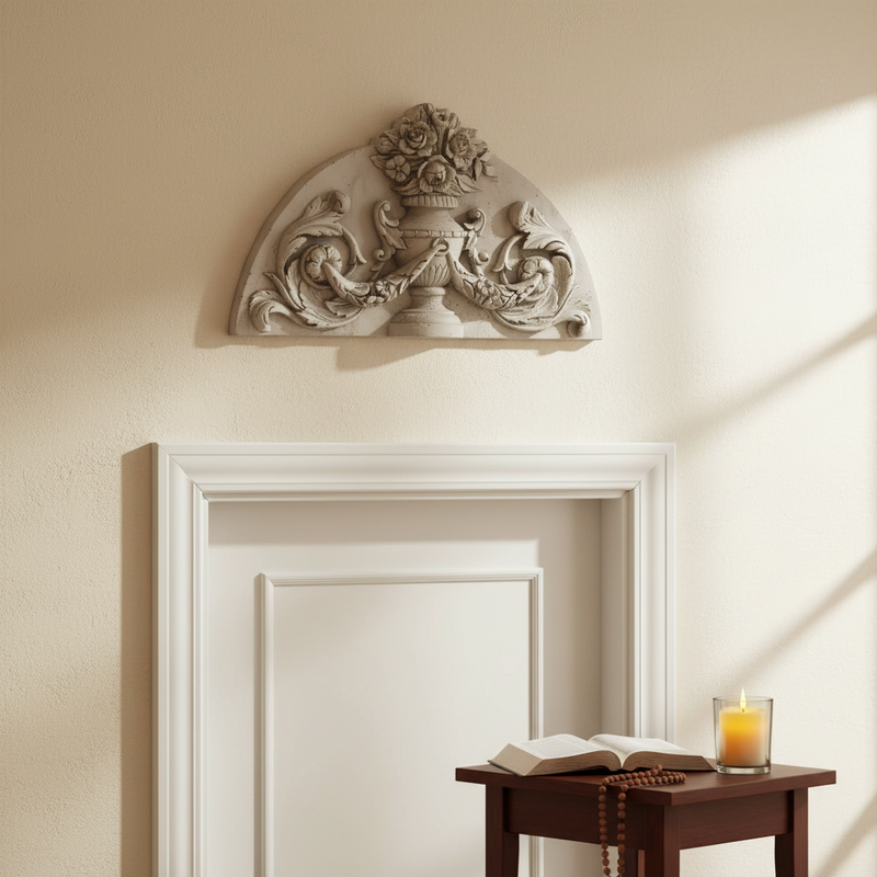 Cromel Overdoor Outdoor Statue (32 - Inch) Side View