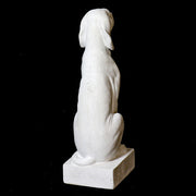 Watchful Dog Garden Statue (29 - Inch) Side View