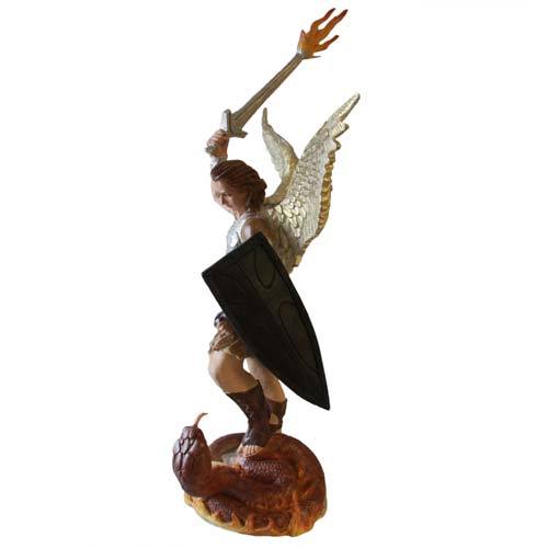 St. Michael W/Sword Fire 38 Outdoor/Indoor Statue