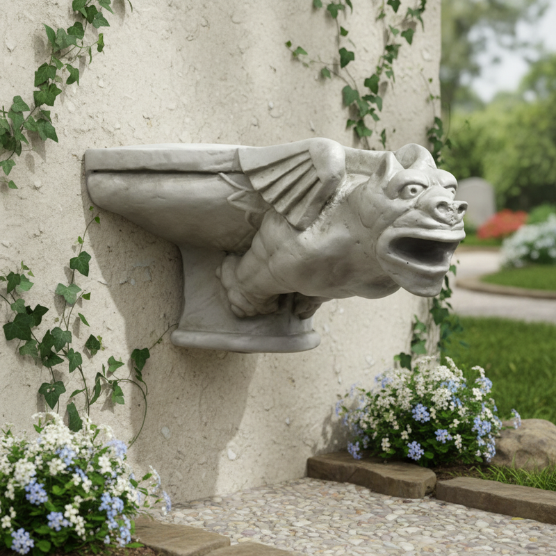 Gargoyle Outdoor Gothic Statue (4-Inch)