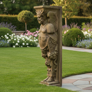 Bacchanalian Pedestal Statue (47 - Inch) Side Angle
