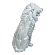 Sitting Lion Garden Statue (23 - Inch) Side Angle View