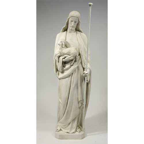 Jesus With Lamb 60""H Outdoor/Indoor Statue
