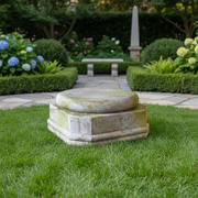 Jar Base Outdoor Statue (8.5 - Inch) Side Angle