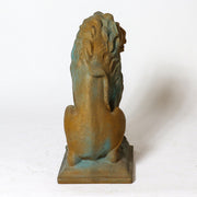 Sitting Lion Garden Statue (24 - Inch) Different Angle