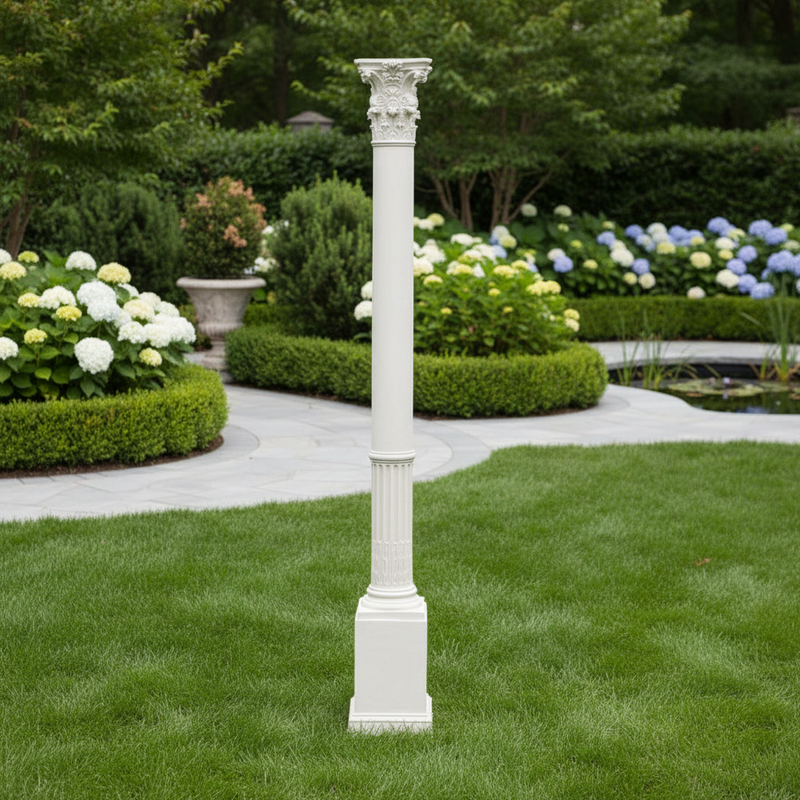 Temple Column Outdoor Statue (82-Inch)