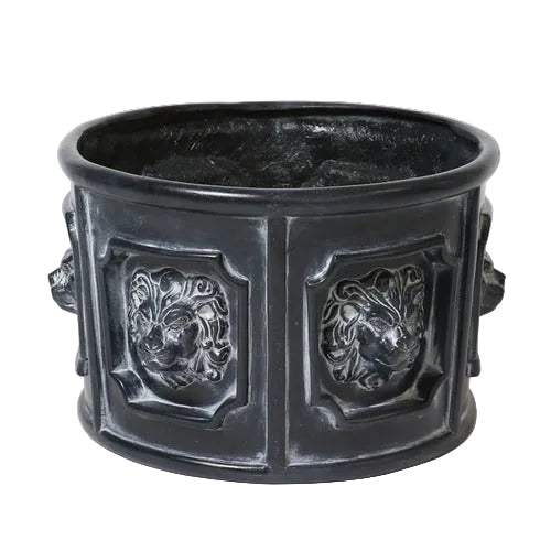 Six Lion Head Urn Outdoor/Indoor Statue