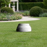 Column Base Outdoor Statue (6 - Inch) Side Angle