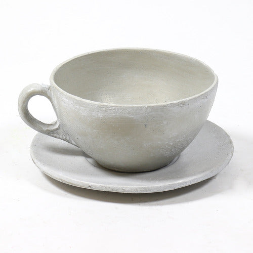 Coffee Cup On Saucer Statue (5 - Inch)