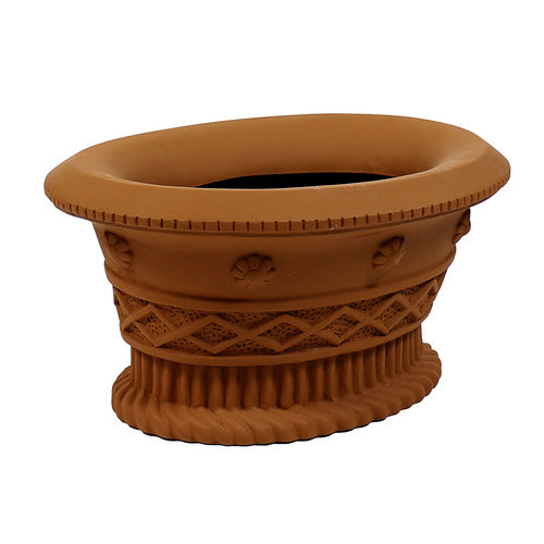 Oval Basket 9.5 H  (R) Outdoor/Indoor Statue