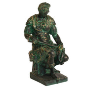 Lorenzo De Medici Statue (17 - Inch) Side Angle
