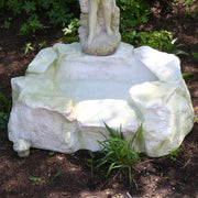 Rocky Pond Garden Statue (Small) (9 - Inch) Side Angle
