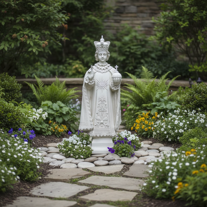 Infant Of Praguestatue (41 - Inch) Side Angle