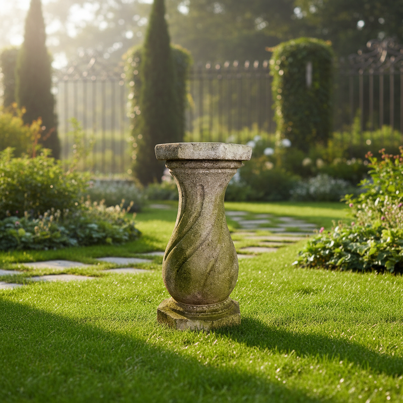 Twirl Outdoor Statue (18 - Inch) Side Angle