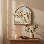 Angels of the Sea Religious Statue (10 - Inch) Side Angle