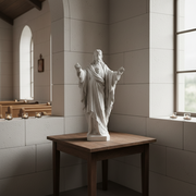 Sacred Heart of Jesus Statue (26 - Inch) Side Angle
