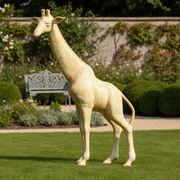 Giraffe Lg Statue (96 - Inch) Side Angle