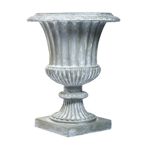 Sm.Fluted Urn 22 H  (R) Outdoor/Indoor Statue