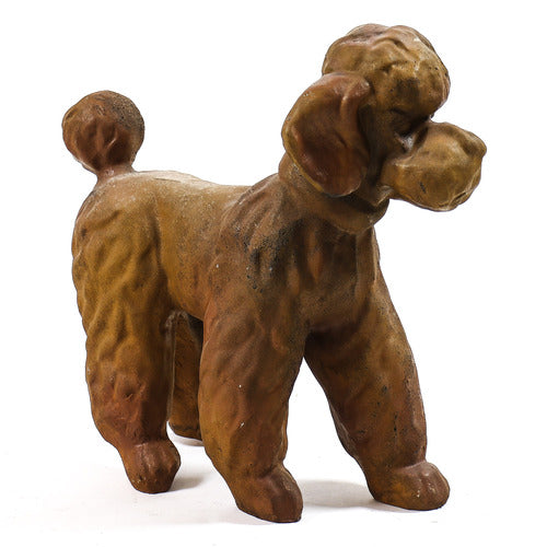 Poodle Dog Garden Statue (16-Inch)