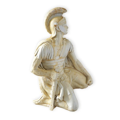 Kneeling Roman Statue (24 - Inch) Side Angle