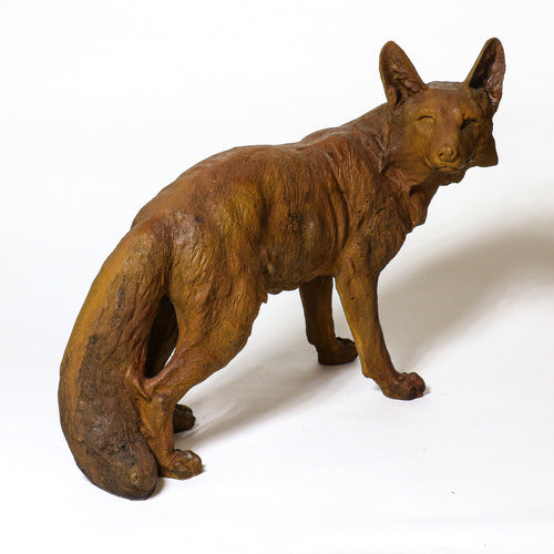 Steady Fox Garden Statue (19.5 - Inch) Additional Angle