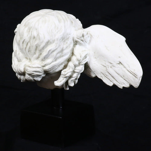 Hypnos Head on Base Bust Display Decor (13 - Inch) Side Angle View