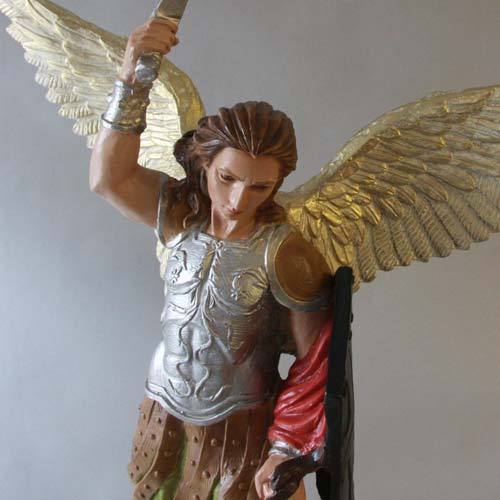 St. Michael W/Sword Fire 38 Outdoor/Indoor Statue