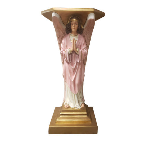 Devotion Angel Prayer Ped 38 Outdoor/Indoor Statue