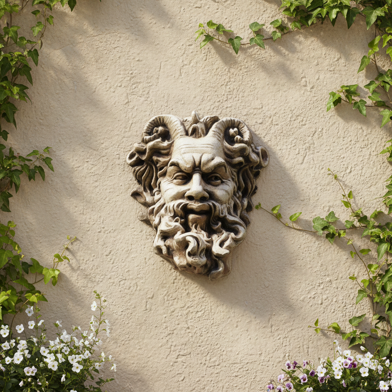 Faunus Outdoor Gothic Statue (20-Inch)