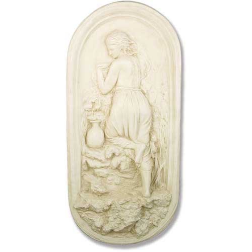 Oval Plaque Female  32 Outdoor/Indoor Statue
