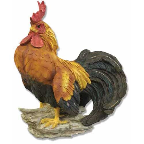 Rooster Bird Garden Statue (14 - Inch)