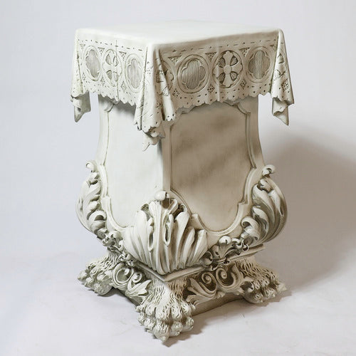 Draped Pedestal W/Claw Leg31 Outdoor/Indoor Statue